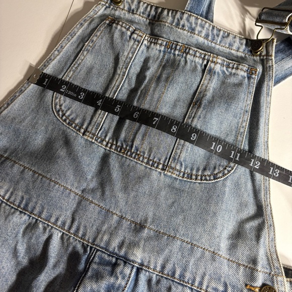 NWT Sandrine Rose x Free People Denim Overalls Size Medium - Picture 12 of 14